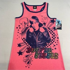 Justin Bieber Bravado Girls Dress Size Medium (10-12) NWT! 2010